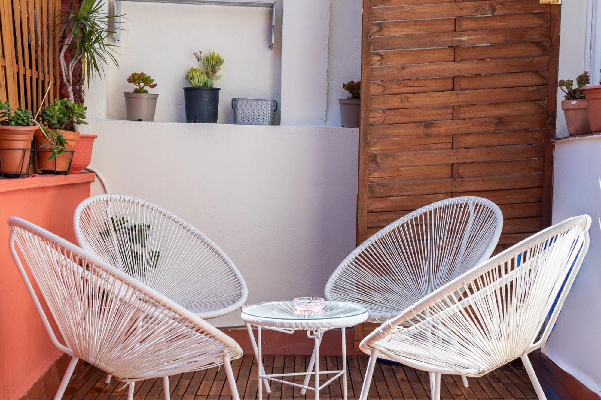 Spacious & Sunny Apt With Terrace In The City Center Barcelona Kültér fotó
