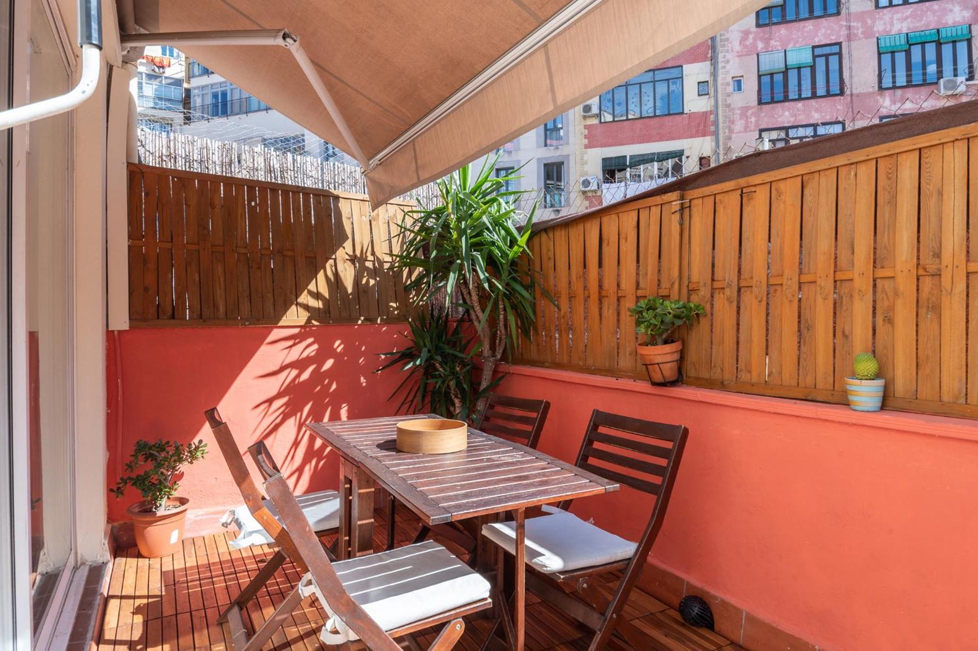 Spacious & Sunny Apt With Terrace In The City Center Barcelona Kültér fotó