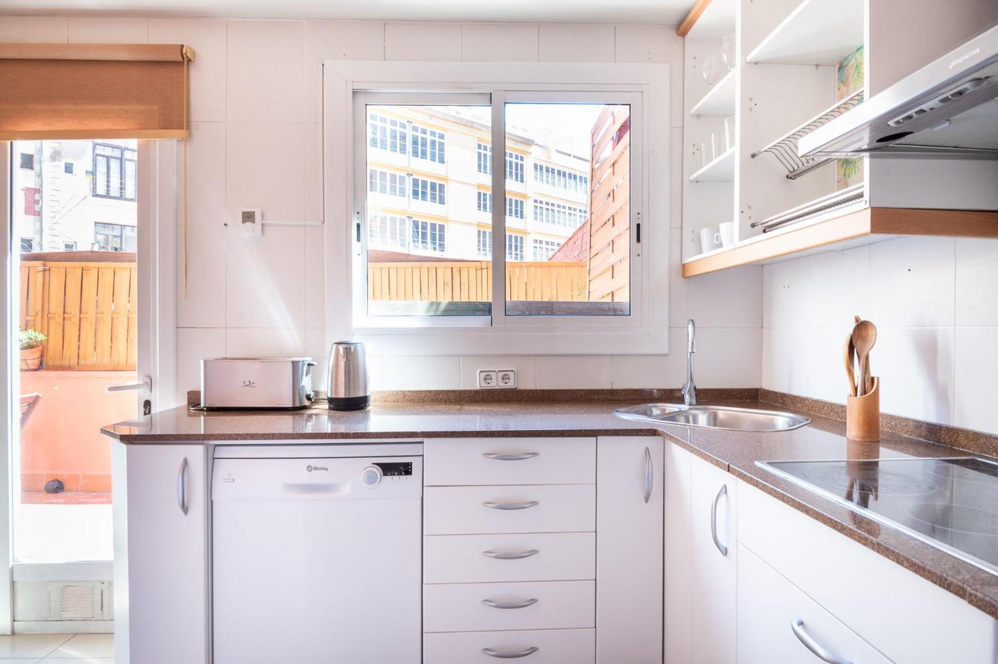 Spacious & Sunny Apt With Terrace In The City Center Barcelona Kültér fotó